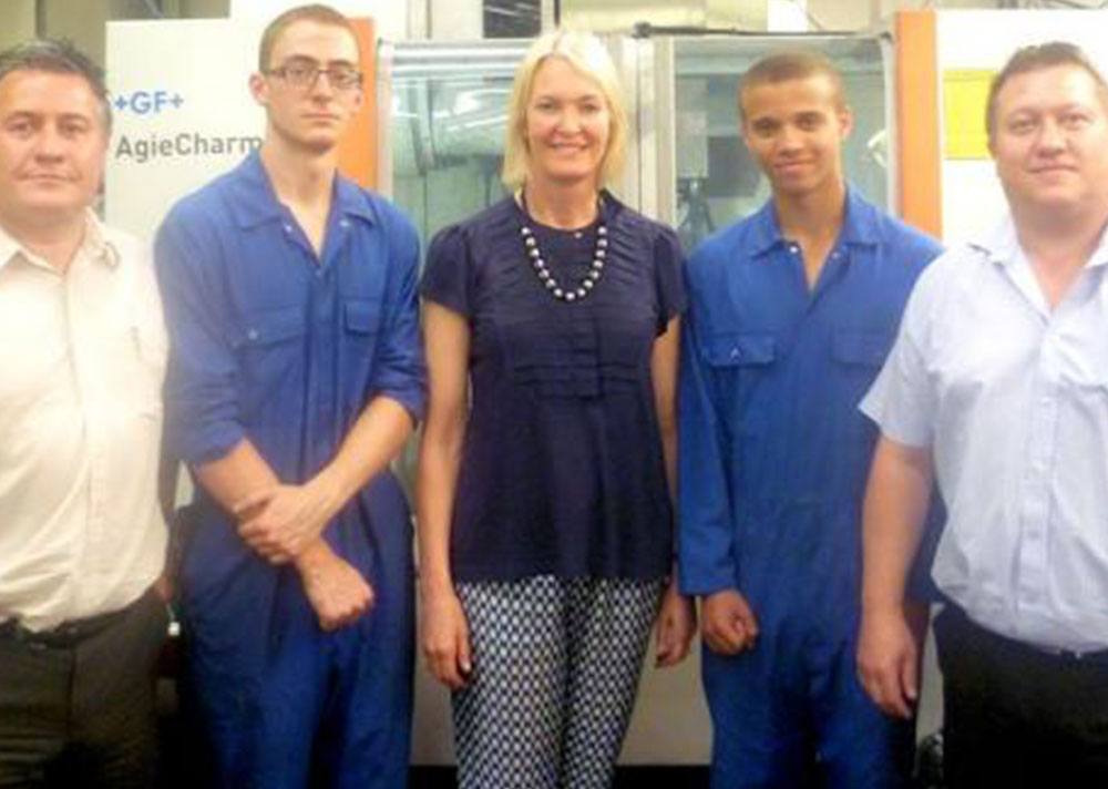 MP congratulates local firm on apprentices