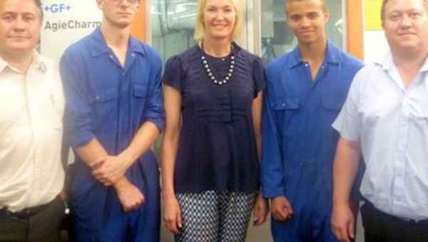 MP congratulates local firm on apprentices